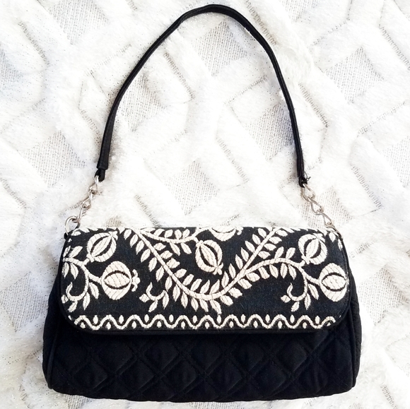 Vera Bradley Handbags - Vera Bradley Quilted Embroidered Purse Small Bag